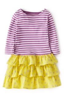 Mini Boden Stripy Ruffle Dress (Toddler Girls, Little Girls & Big Girls)(Online Only)