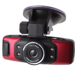 AGPtek GS5000 270 Rotation 1080P Full HD Dashboard Car Vehicle Camera Video Recorder DVR Cam 1.5" TFT Display Red Box Support GPS G Sensor and IR Night Vision  Vehicle On Dash Video 