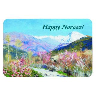 Happy Norooz. Persian New Year Gift Magnet