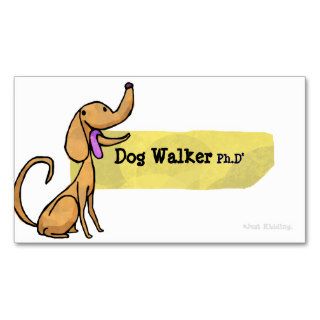 Dog Walker Ph.D Business Card