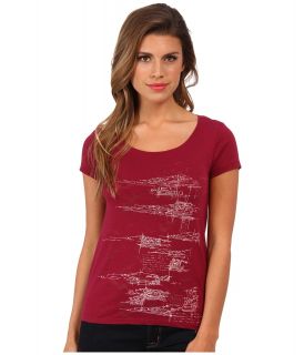 Mavi Jeans Istanbul Graphic Womens Short Sleeve Pullover (Red)