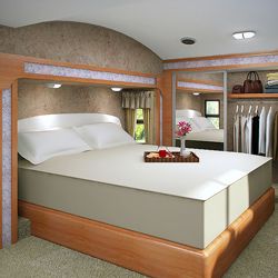 Accu gold Memory Foam Mattress 13 inch California King size Bed Sleep System