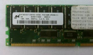 Micron 1GB DDR 266MHz ECC Registered MT36VDDT12872G 265B1 Computers & Accessories