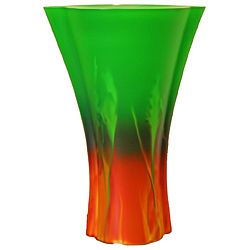 Forest Sunrise Sodium based Glass Vase