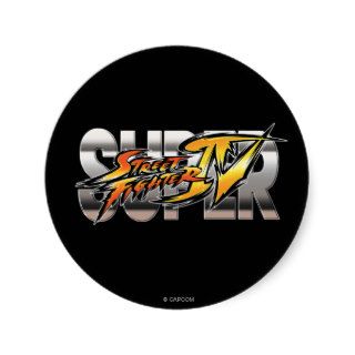 Super Street Fighter IV Logo Sticker
