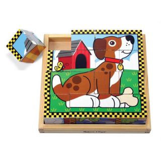 Melissa and Doug Pets Cube Wooden Puzzle