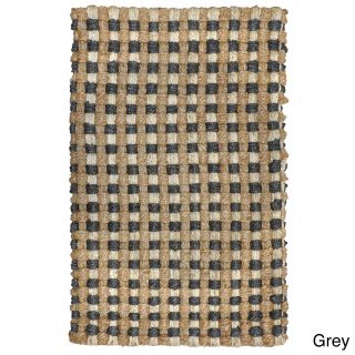 Justin Tricolor Cable Jute Rug (2x3)