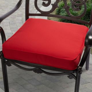 Indoor/ Outdoor 19 Chair Cushion With Sunbrella Fabric Solid Traditional