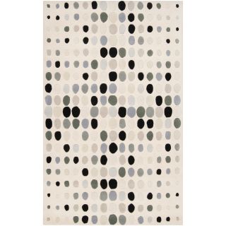 Tepper Jackson Hand tufted Contemporary Multi Colored Circles Comet Geometric Wool Rug (5 X 8)