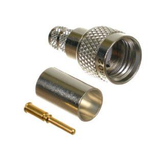 AIR802 Mini UHF Plug (Male) Crimp Connector (PL 259) for Cable Types AIR802 CA240, Times Microwave LMR240 and Equivalent Size Cables Electronics