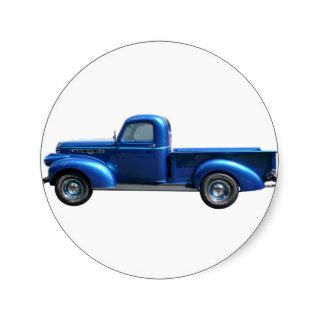 1946 GMC Pickup Truck Round Stickers