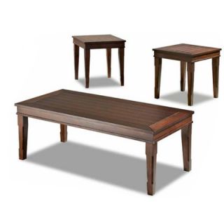 Klaussner Furniture Manchester 3 Piece Coffee Table Set