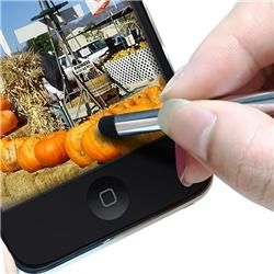 Silver Universal Retractable Touch Screen Stylus (Pack of 3) Eforcity Other Cell Phone Accessories