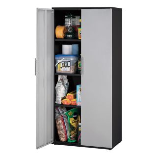 Stack-On Large Storage Cabinet — 36in.W x 18in.D x 72in.H, Steel, Model# GORTA-7203-DS  Storage Cabinets