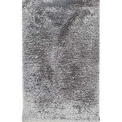 Handwoven Gray Polyester Shag Rug (5 X 8)