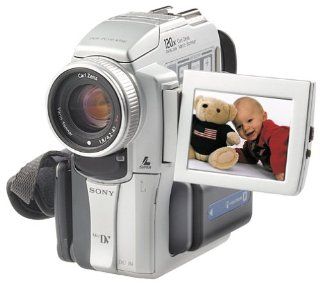 Sony DCRPC110 Digital HandyCam Camcorder with Builtin Digital Still Mode  Camera & Photo