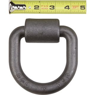 Buyers Heavy-Duty Forged D-Ring – 3/4in. Dia. w/ Weld-On Bracket  Rope Rings