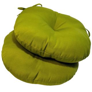 15 inch Round Outdoor Kiwi Bistro Chair Cushions (set Of 2)