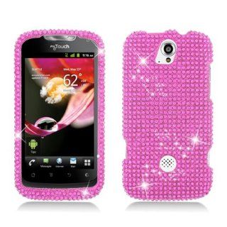 Aimo Wireless HWU8730PCDI003 Bling Brilliance Premium Grade Diamond Case for Huawei myTouch Q U8730   Retail Packaging   Hot Pink Cell Phones & Accessories