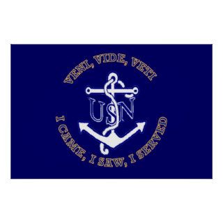 US Navy Anchor Posters