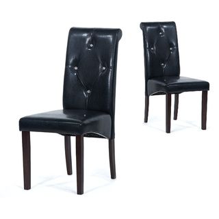 Warehouse Of Tiffany Black Dining Room Chairs (set Of 8)