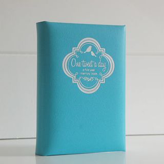 'one tweet a day' five year memory journal by oh so cherished