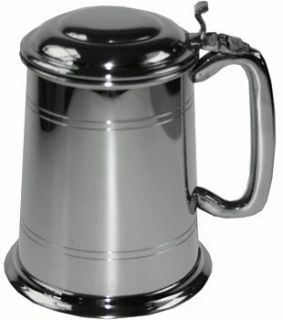 personalised pewter tankard with lid by david louis design