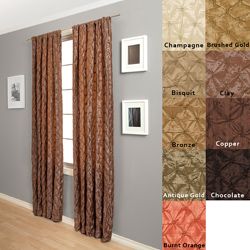 Zanzibar Rod Pocket 108 inch Polyester/nylon Curtain Panel