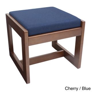 Regency Seating Single seat Cherry finish Wood/fabric Bench