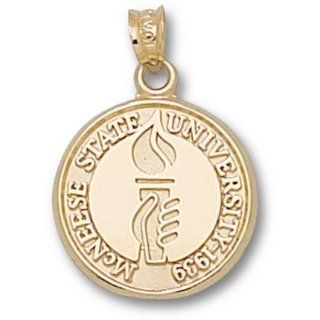 McNeese State Cowboys "Seal" Pendant   14KT Gold Jewelry Clothing