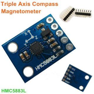 Sunkee GY 273 HMC5883L Triple Axis Compass Magnetometer Sensor Module For Arduino 3V 5V Sensor Blocks