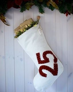 personalised advent stocking by santa sacks