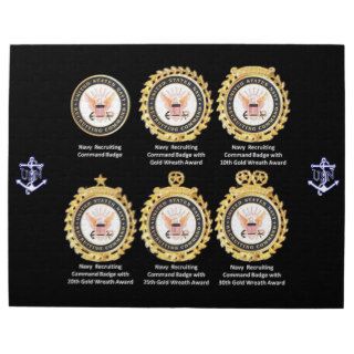 US Navy Recruiting Command Badge Puzzle