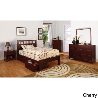 Furniture Of America Furniture Of America Gavin 4 piece Full size Platform Bed Cherry Size Full