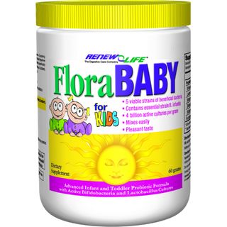FloraBaby 2.1 ounce Probiotic Powder Renew Life Supplements