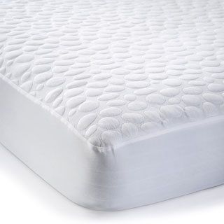 Christopher Knight Home Pebbletex Organic Cotton Waterproof Queen size Mattress Pad Protector