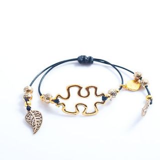 jigsaw piece friendship bracelet by francesca rossi designs