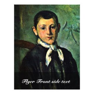 Portrait Of Louis Guillaume By Paul Cézanne Full Color Flyer