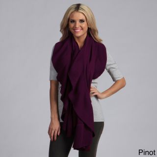 Cashmere Showroom Womens Ruffle Cashmere And Rayon From Bamboo Shawl