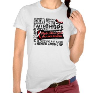 Collage of Words   Oral Cancer Tank Tops
