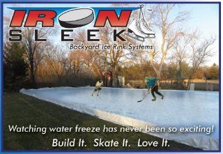 Skating Rink Kit Size 30' x 45'  Snow Sledding And Tubing Equipment  Patio, Lawn & Garden