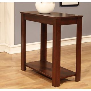 Cherry Finish Wooden End Table Coffee, Sofa & End Tables