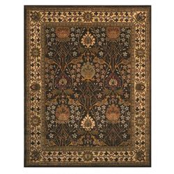 Hand tufted Morris Brown Wool Rug (6 X 9)