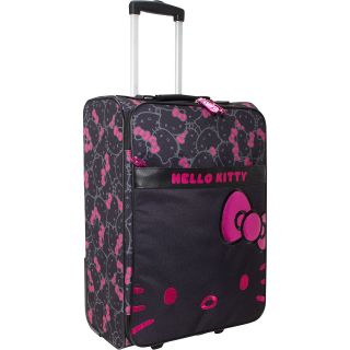 Loungefly Hello Kitty Black & Pink Rolling Luggage