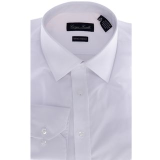 Unity Nick Inc Mens White Slim fit Dress Shirt White Size 3XL