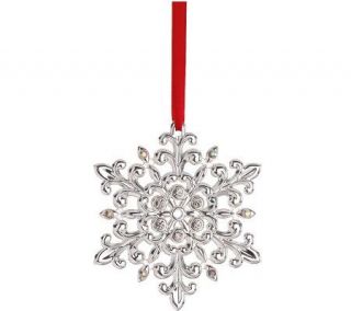 Lenox 2010 Snow Majesty Snowflake Ornament —