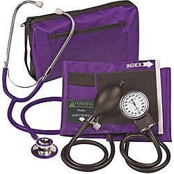 Veridian 02 12711 Aneroid Sphygmomanometer With Dual head Stethoscope Adult Kit