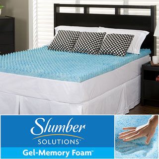 Slumber Solutions Gel Highloft 2 inch Memory Foam Mattress Topper