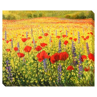 Sea of Blooms Oversized Gallery Wrapped Canvas Canvas