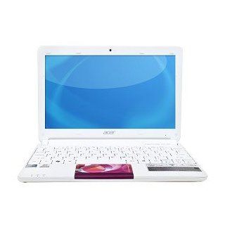 Acer Aspire One AOD270 26DW Atom N2600 Dual Core 1.60GHz 1GB 320GB 10.1" LED Notebook Windows 7 Starter w/Webcam & 6 Cell (White)  Notebook Computers  Computers & Accessories
